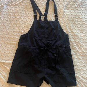 Navy Overalls with Front Pocket